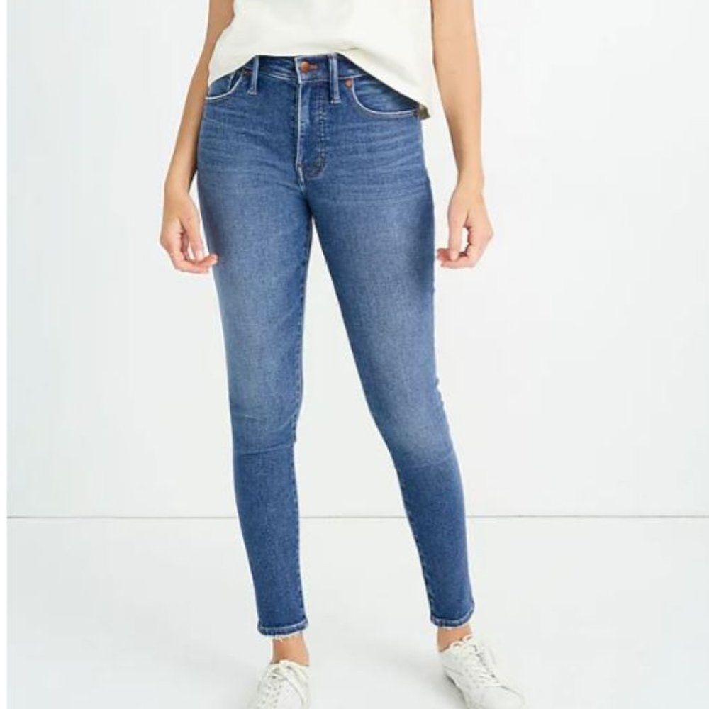 NWT MADEWELL 9" Mid Rise Skinny Jeans Size 28
